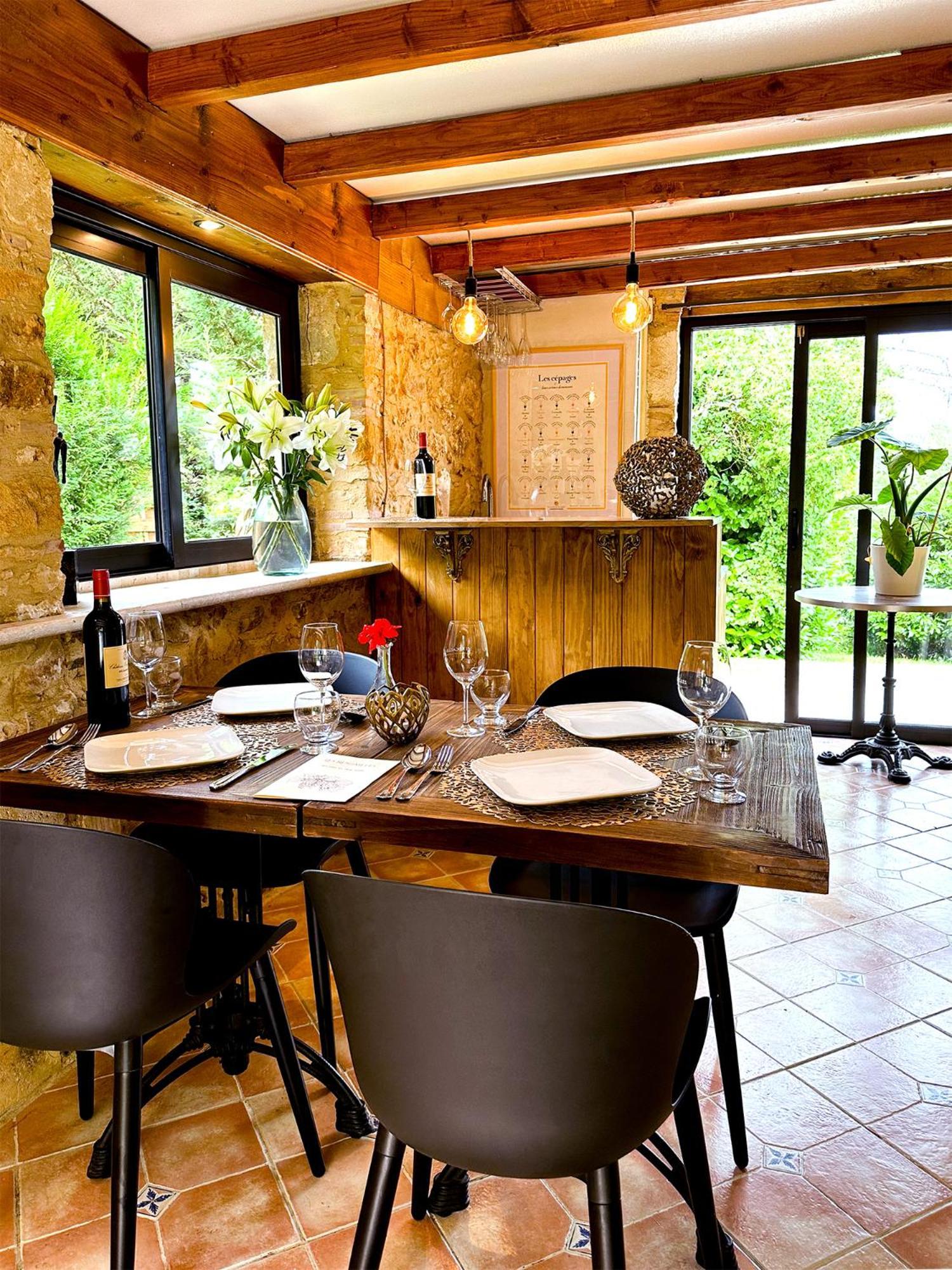 Bed and Breakfast Les Rocailles Lamonzie-Montastruc Esterno foto